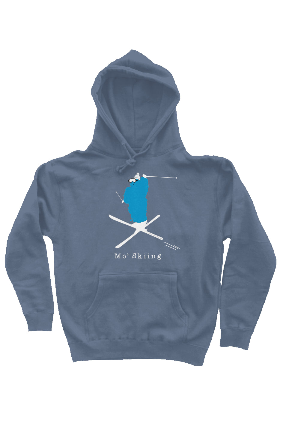 Mo' Skiing - Heavyweight Pullover Hoodie