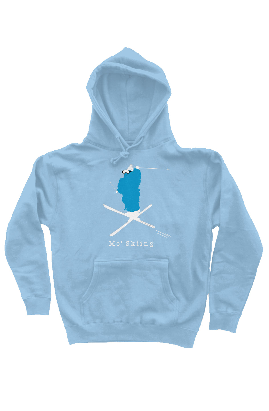 Mo' Skiing - Heavyweight Pullover Hoodie