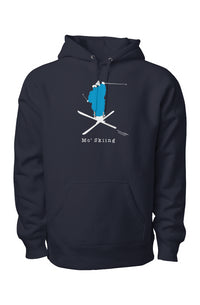 Mo' Skiing - Premium Ultra Heavyweight Cross Grain Hoodie