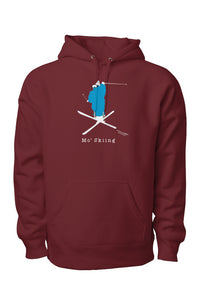 Mo' Skiing - Premium Ultra Heavyweight Cross Grain Hoodie