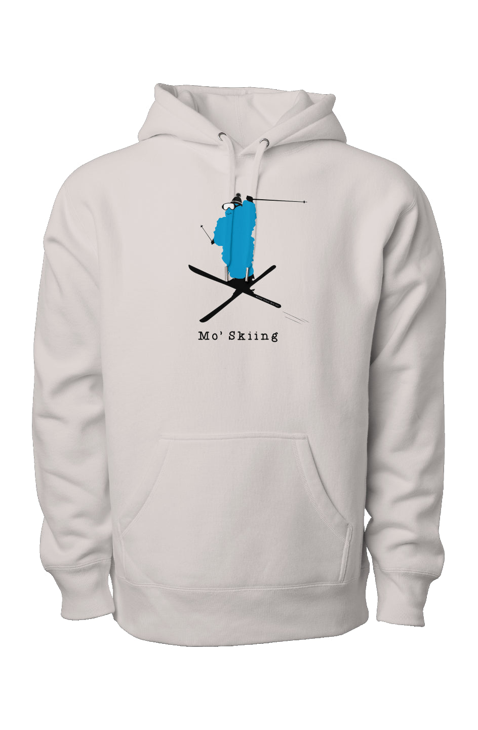 Mo' Skiing - Premium Ultra Heavyweight Cross Grain Hoodie