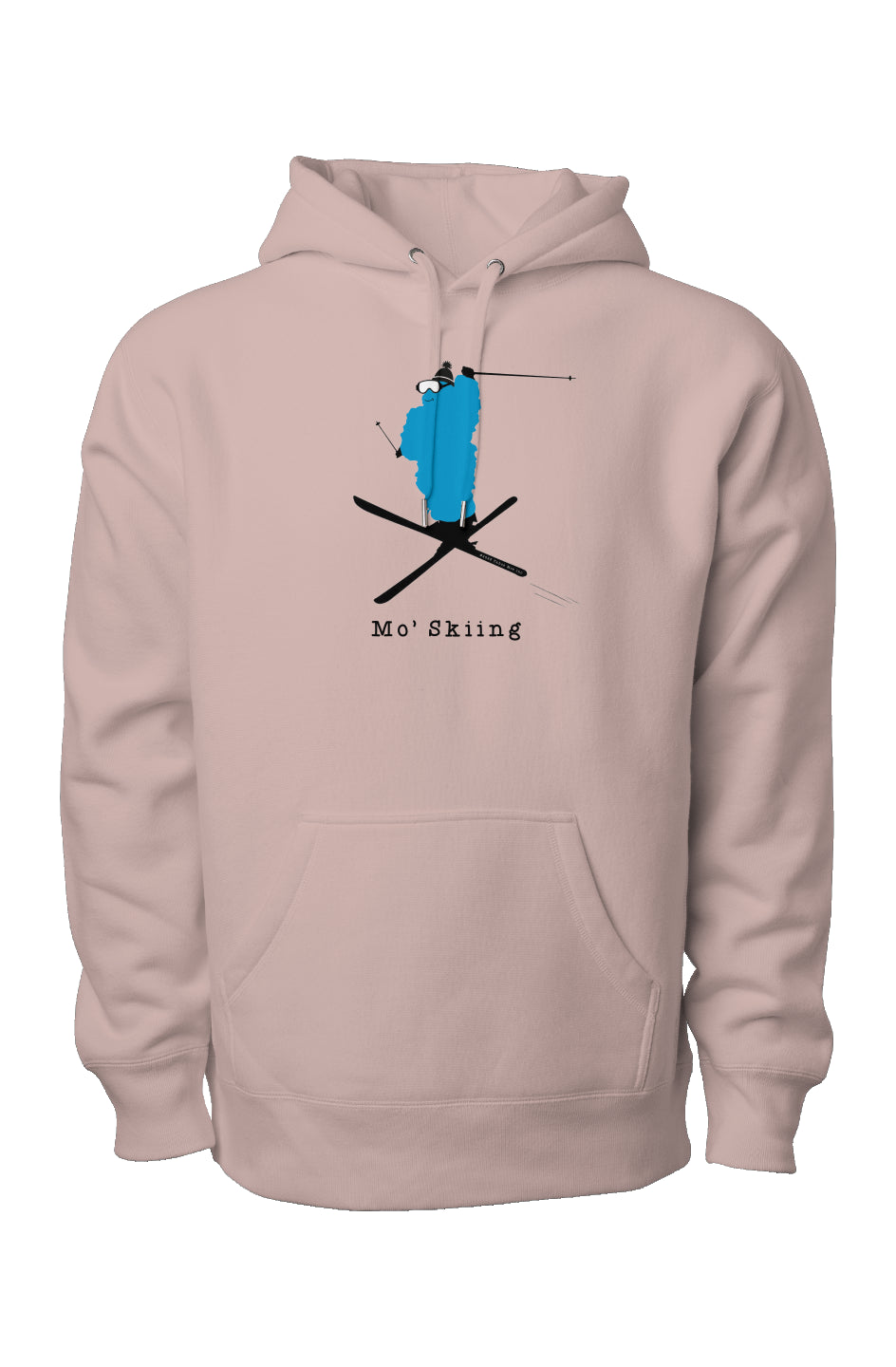 Mo' Skiing - Premium Ultra Heavyweight Cross Grain Hoodie