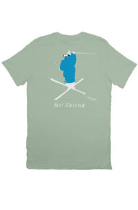 Mo' Skiing - Premium T Shirt (Design on Back)