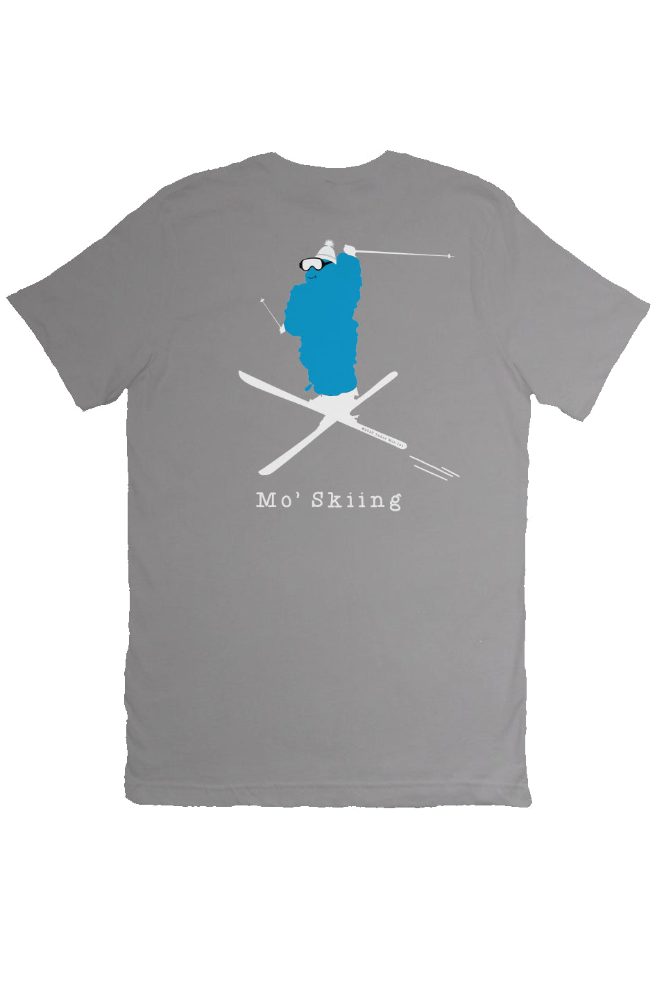 Mo' Skiing - Premium T Shirt (Design on Back)