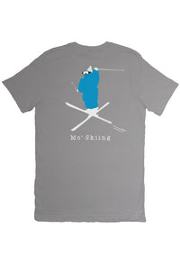 Mo' Skiing - Premium T Shirt (Design on Back)