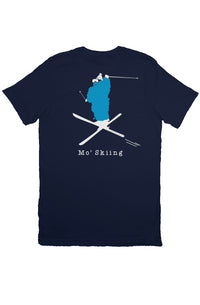 Mo' Skiing - Premium T Shirt (Design on Back)