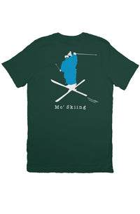 Mo' Skiing - Premium T Shirt (Design on Back)
