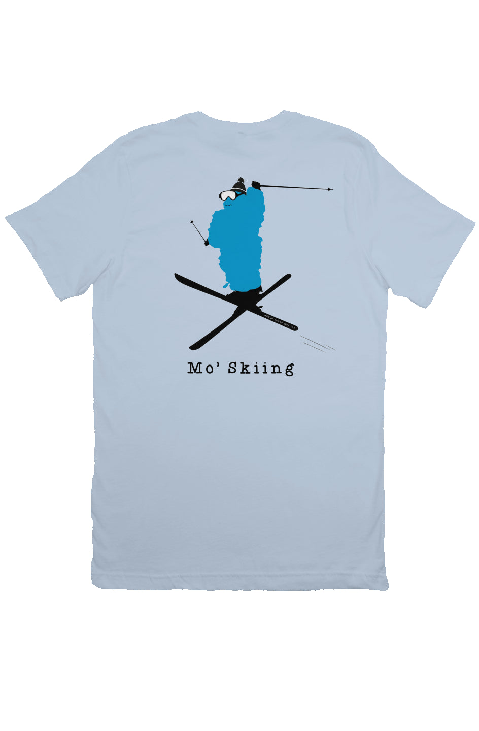 Mo' Skiing - Premium T Shirt (Design on Back)