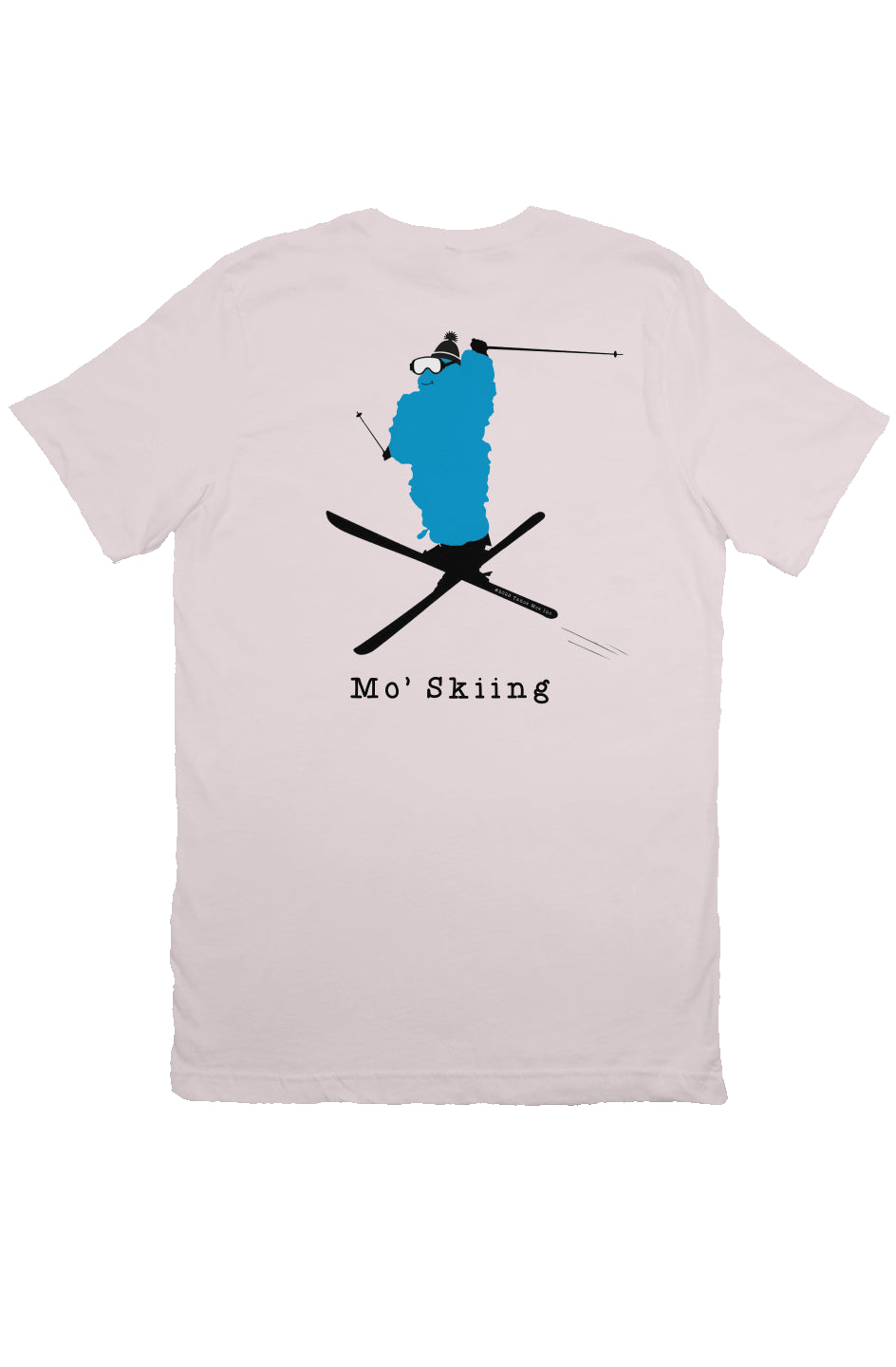 Mo' Skiing - Premium T Shirt (Design on Back)