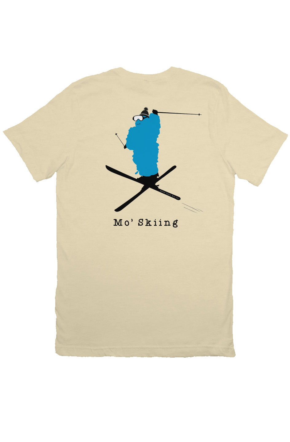Mo' Skiing - Premium T Shirt (Design on Back)
