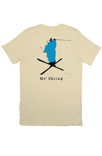 Mo' Skiing - Premium T Shirt (Design on Back)