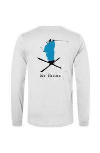 Mo' Skiing - Long Sleeve T (Design on Back)