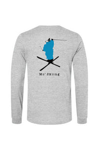 Mo' Skiing - Long Sleeve T (Design on Back)