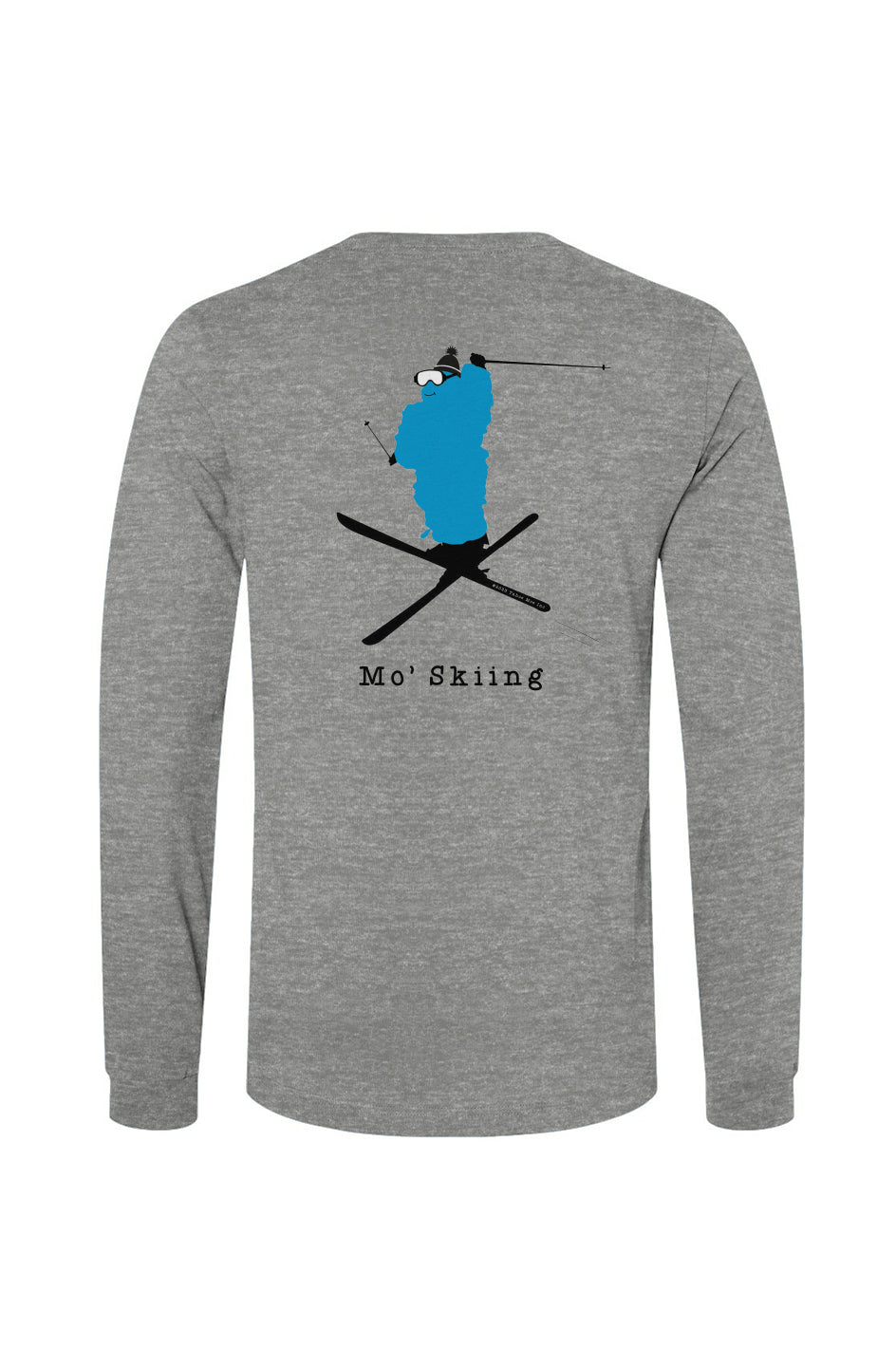 Mo' Skiing - Long Sleeve T (Design on Back)