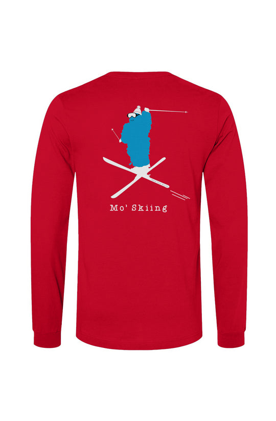 Mo' Skiing - Long Sleeve T (Design on Back)