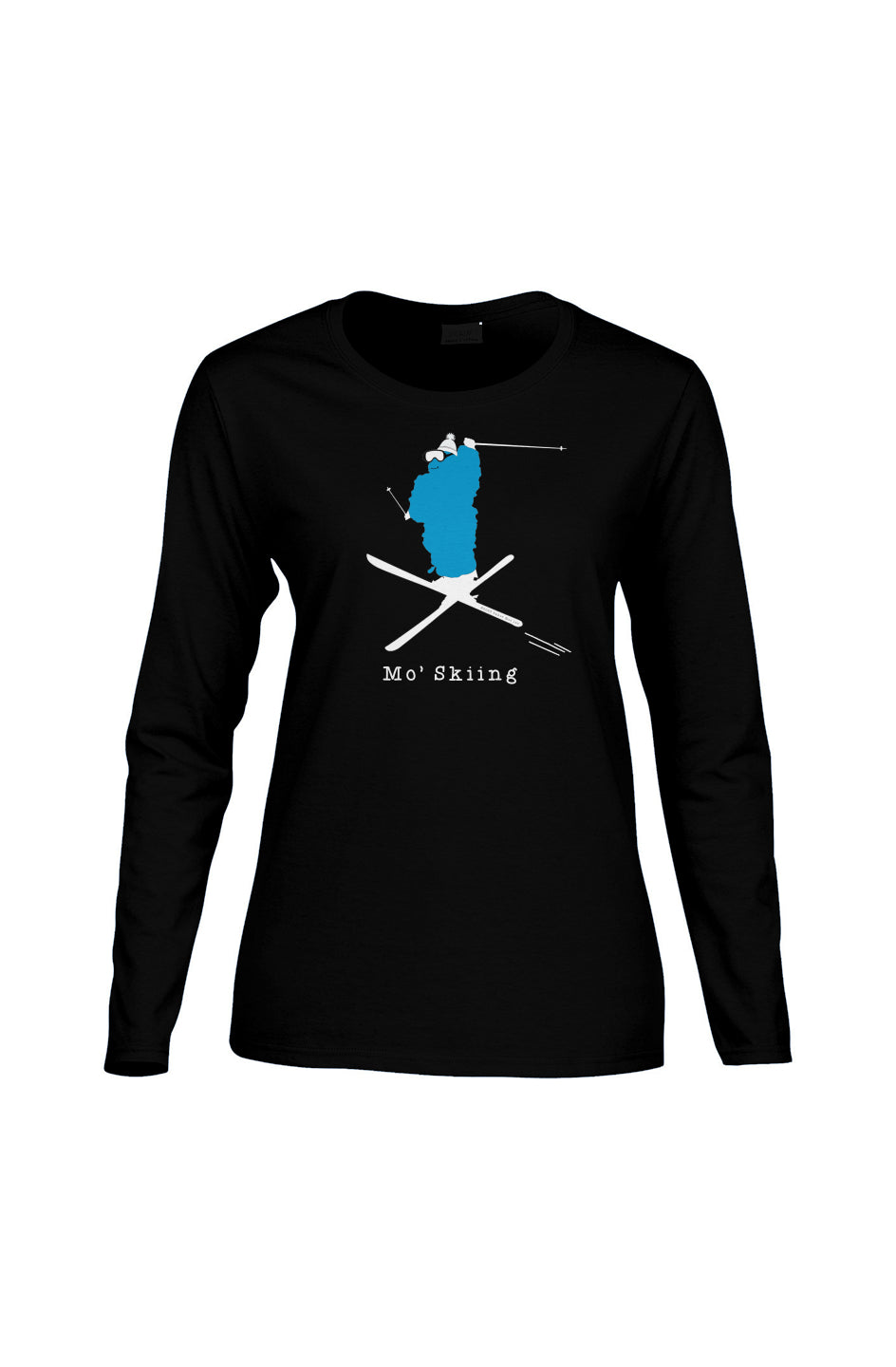 Mo' Skiing - Women's Long-Sleeve T