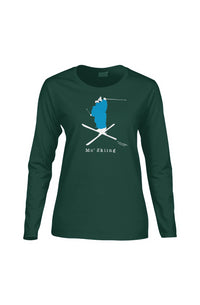 Mo' Skiing - Women's Long-Sleeve T