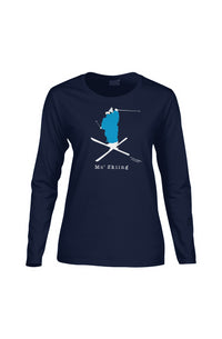 Mo' Skiing - Women's Long-Sleeve T