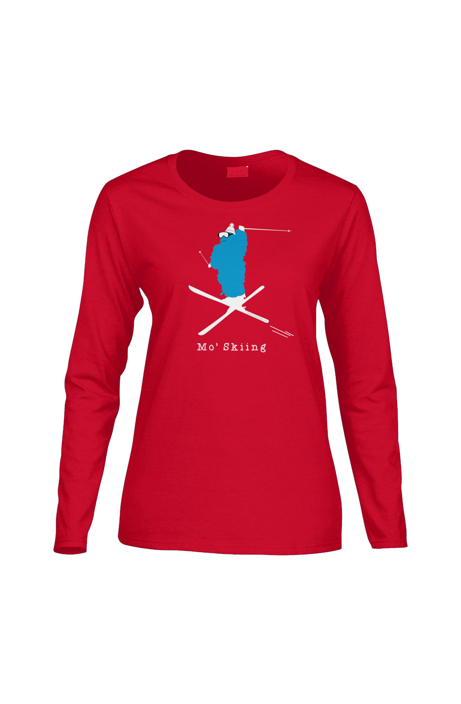 Mo' Skiing - Women's Long-Sleeve T