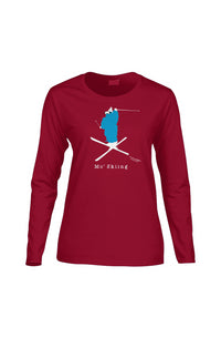 Mo' Skiing - Women's Long-Sleeve T