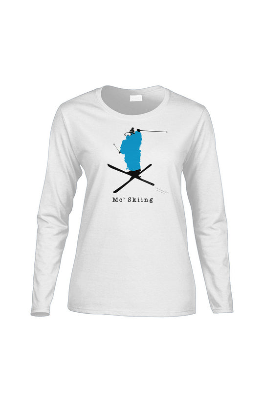 Mo' Skiing - Women's Long-Sleeve T