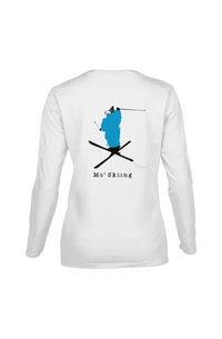Mo' Skiing - Women's Long-Sleeve T (Design on Back)