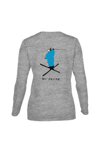 Mo' Skiing - Women's Long-Sleeve T (Design on Back)
