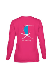 Mo' Skiing - Women's Long-Sleeve T (Design on Back)