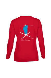 Mo' Skiing - Women's Long-Sleeve T (Design on Back)