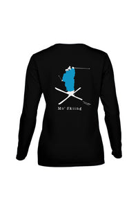 Mo' Skiing - Women's Long-Sleeve T (Design on Back)