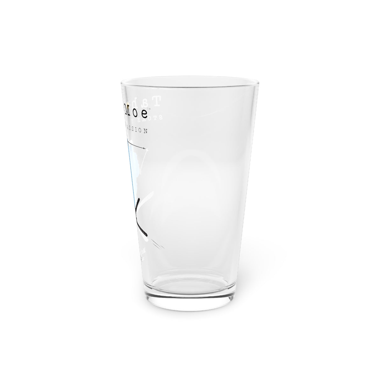 Mo' Skiing - Pint Glass, 16oz