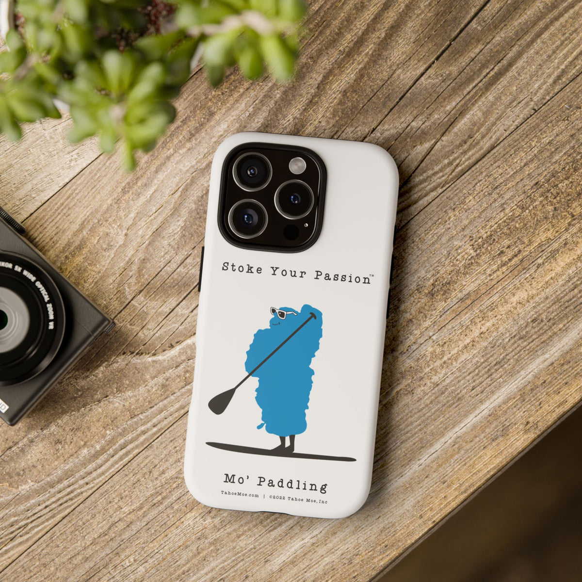 Stoke Your Passion Phone Case - Mo' Paddling  Paddleboarder Design