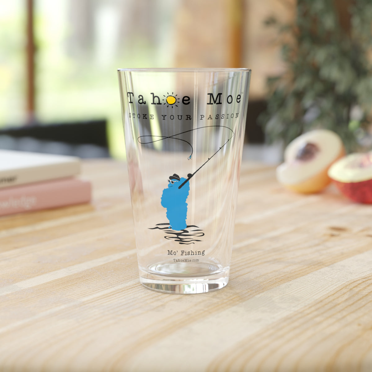 Mo' Fishing - Pint Glass, 16oz