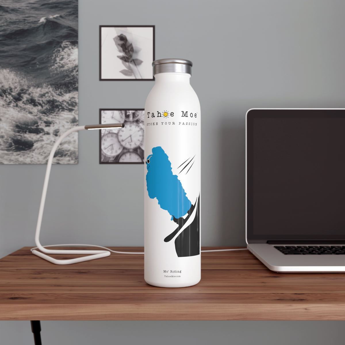 Mo' Riding - Slim Water Bottle