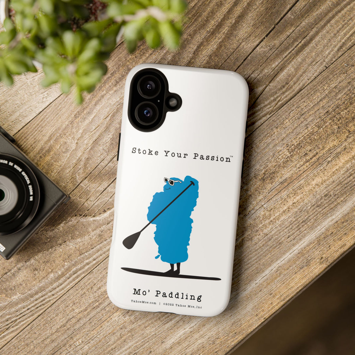 Stoke Your Passion Phone Case - Mo' Paddling  Paddleboarder Design