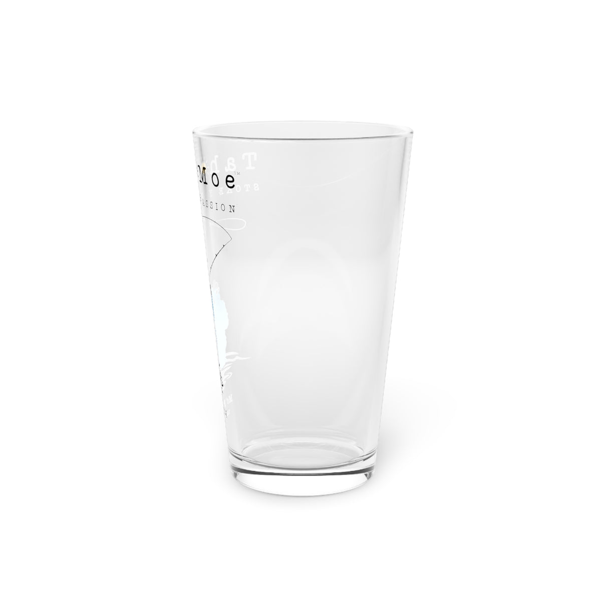 Mo' Fishing - Pint Glass, 16oz