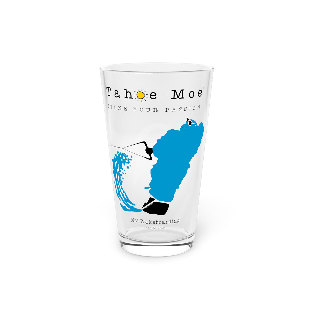 Mo' Wakeboarding - Pint Glass, 16oz