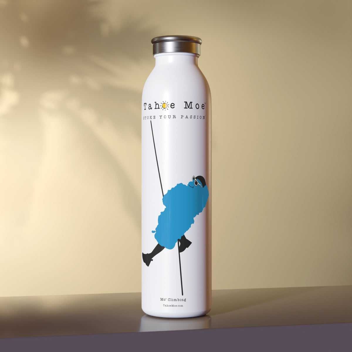 Mo' Climbing - Slim Water Bottle