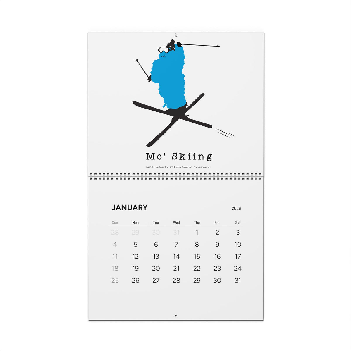 Copy of Tahoe Moe - Adventure Sports Wall Calendar 2025