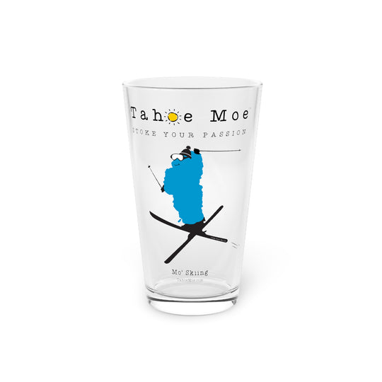 Mo' Skiing - Pint Glass, 16oz