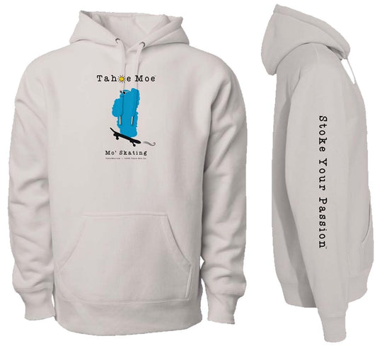 Mo' Skating - Ultra-Heavyweight Cross Grain Hoodie (Stoke Your Passion)