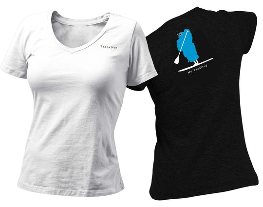 Mo' Paddling - Womens Deep V Neck