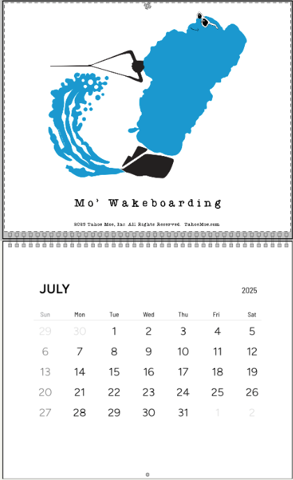 Tahoe Moe - Adventure Sports Calendar 2026