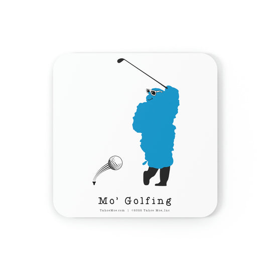 Mo' Golfing - Cork Back Coaster
