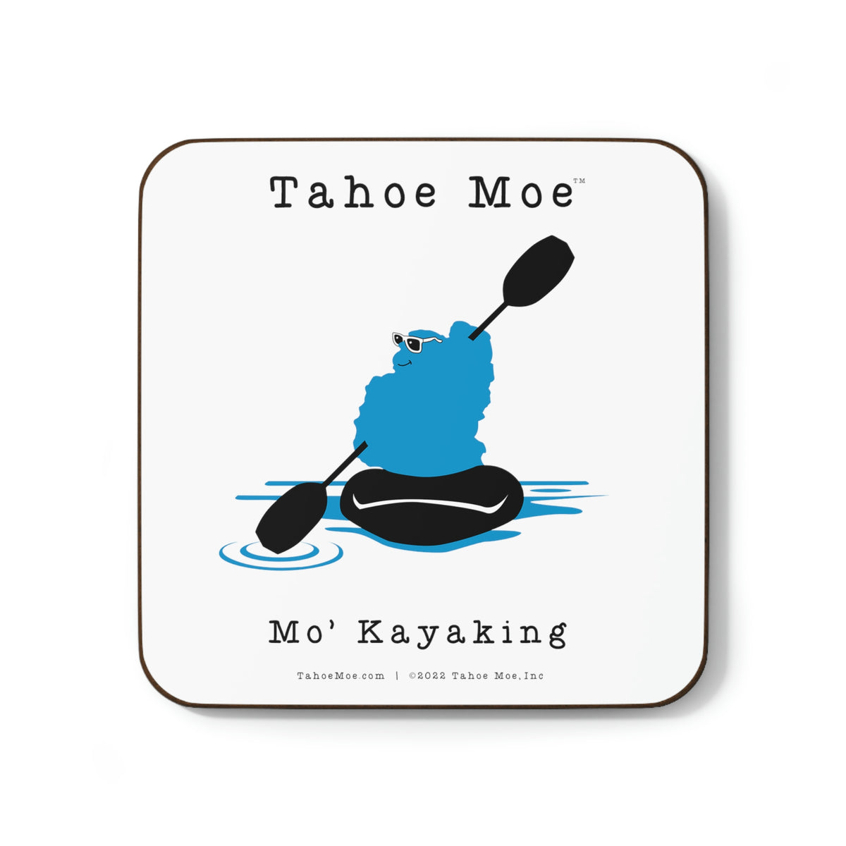 Mo' Kayaking - Hardboard Back Coaster