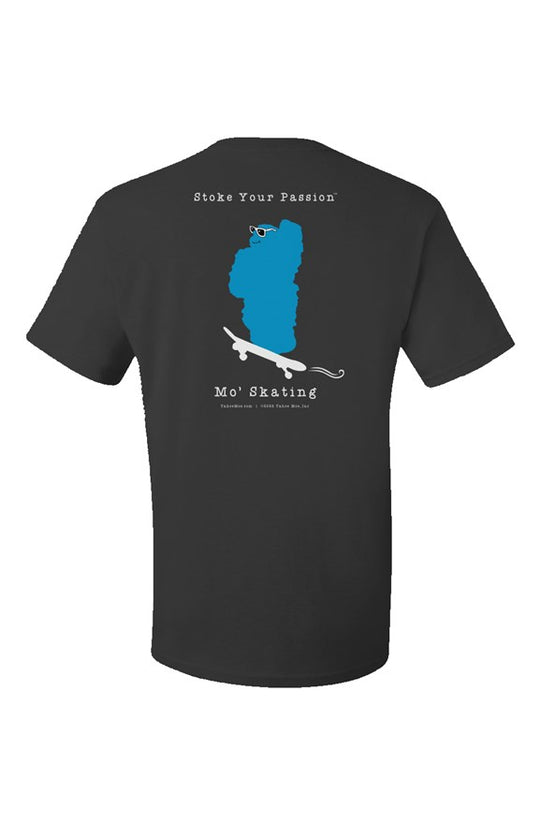Mo' Skating -  Dri-Power  T-Shirt (Design on Back)