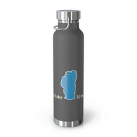Mo' Skiing - Premium Copper Insulated  Bottle, 22oz