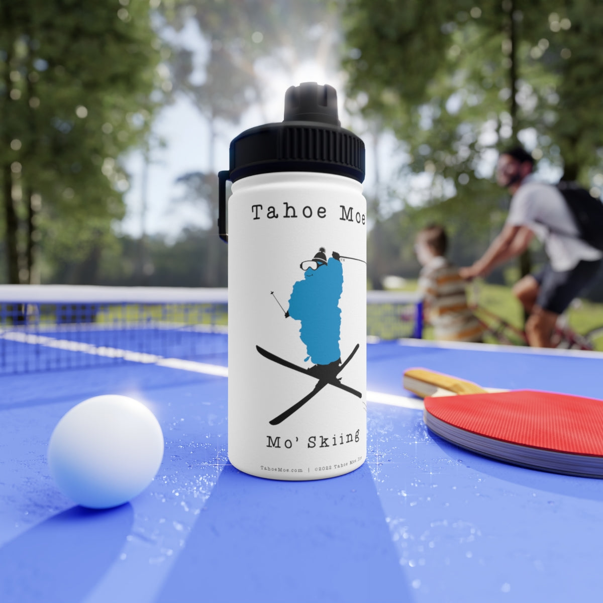 Mo' Skiing - Water Bottle (Sports Lid)