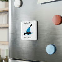 Mo' Kayaking - Porcelain Magnet, Square