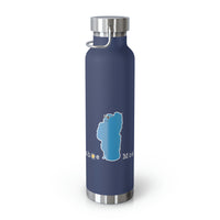 Mo' XC Skiing - Premium Copper Insulated  Bottle, 22oz